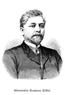 Gustave Eiffel Biography Prints: Gustave Eiffel 1889