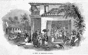 Guyana Georgetown Street Scene Print