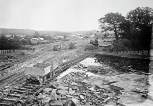 GWR Construction Work at Pontlliw Print, South Wales
