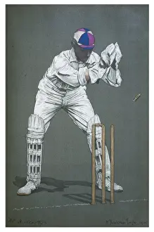 Historical Cricket Images Prints: H Martyn - Cricketer