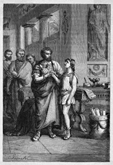 Ancient Roman History Prints: Hadrian & Antoninus