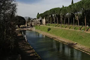 Adriana Collection: Hadrians Villa. The Canopus. 2nd century. Italy