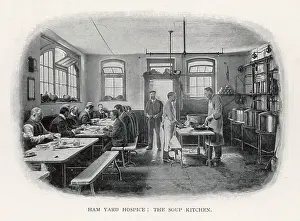 Victorian Era Social History Prints: Ham Yard Soup Kitchen