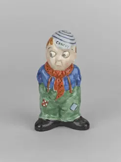 World War One Home Front Prints: Hand-painted Example of ?Birks Grotesques?