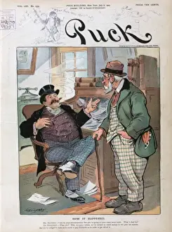 Puck Magazine Illustration Prints: How it happened