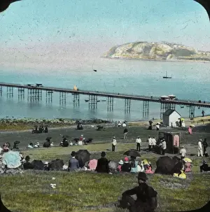 Prints of Lantern slide depicting Happy Valley, Llandudno Date: circa 1890s Map Prints: Happy Valley, Llandudno Print circa 1890s