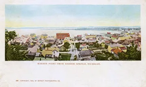 Harbor Point from Harbor Springs, Michigan, USA Harbor Point from Harbor Springs, Michigan, USA