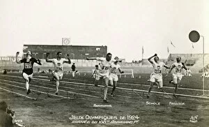 Track Collection: Harold Abrahams wins 100m - 1924 Olympics