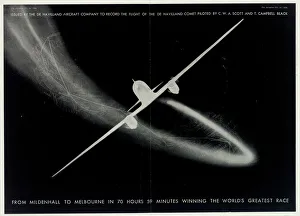 Royal aeronautical society/havilland aircraft company poster Royal aeronautical society/havilland aircraft company poster