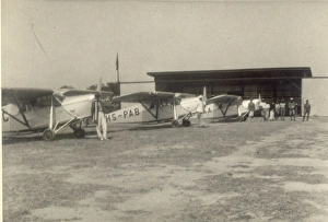 Three de Havilland DH80A Puss Moths, including HS-PAB Three de Havilland DH80A Puss Moths, including HS-PAB