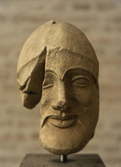 Head of an archer. East Pediments Group of the Temple of Ae Head of an archer. East Pediments Group of the Temple of Ae