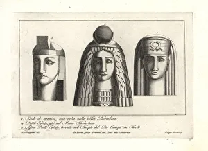 Heads of Egyptian gods and goddesses Heads of Egyptian gods and goddesses