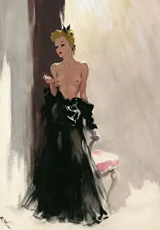 David Wright Pin Up Prints: Heather Honey by David Wright
