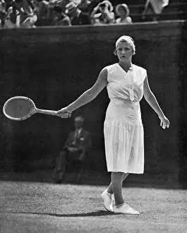 Helen Jacobs Print - US Women's Singles Champion 1932