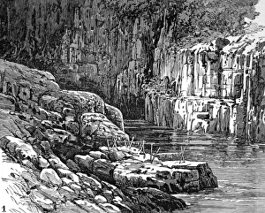 Hells Gate Canyon, Fraser River, 1882 Hells Gate Canyon, Fraser River, 1882