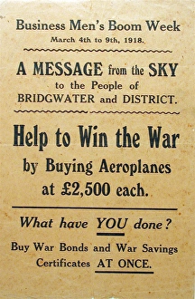 Help to Win the War by Buying Aeroplanes at 2, 500 each Help to Win the War by Buying Aeroplanes at 2, 500 each