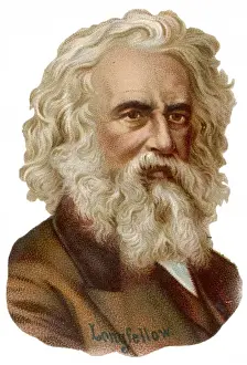 American Writer Prints: Henry Longfellow