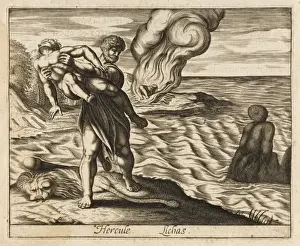 Classical Historical Art Prints: Herakles and Lichas