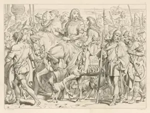 Hereward The Wake Prints: Hereward at St. Bertin