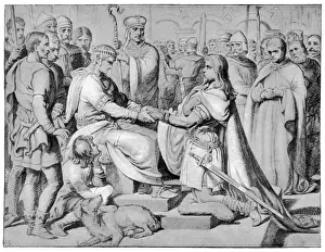 Hereward The Wake Prints: Hereward Surrenders