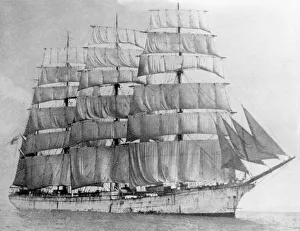 Herzogin Cecilie nearing Falmouth, Cornwall Herzogin Cecilie nearing Falmouth, Cornwall
