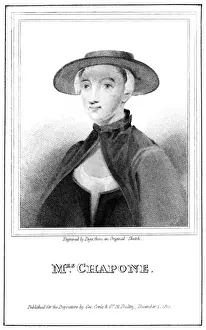 Women In Literature History Prints: Hester Chapone