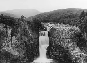 High Force Waterfalls Print, 70 Foot Tees River Falls