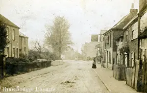 High Street, Langley, Slough Print, Buckinghamshire England