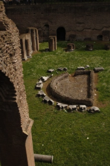 Hippodrome of Domitian. Palatine Hill. Rome. Italy Hippodrome of Domitian. Palatine Hill. Rome. Italy