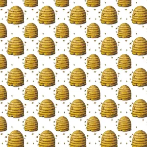 Repeating Pattern - Beehives Print
