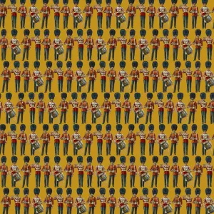 History Repeats Itself Prints: Repeating Pattern - Guardsmen in Yellow Print
