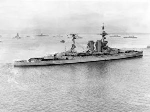 HMS Barham, British battleship, Scapa Flow HMS Barham, British battleship, Scapa Flow