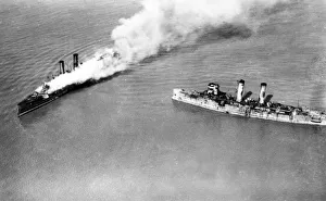 HMS Brilliant and HMS Sirius, Ostend, Belgium, WW1 HMS Brilliant and HMS Sirius, Ostend, Belgium, WW1