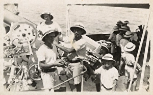 HMS Enterprise, anti-aircraft crew, Dar-es-Salaam HMS Enterprise, anti-aircraft crew, Dar-es-Salaam