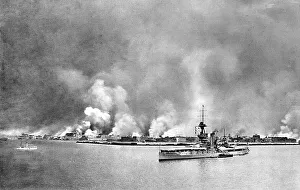 HMS Iron Duke and the Great Fire of Smyrna, 1922 HMS Iron Duke and the Great Fire of Smyrna, 1922