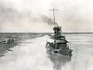 HMS Sedgefly, river gunboat, Mesopotamia, WW1 HMS Sedgefly, river gunboat, Mesopotamia, WW1