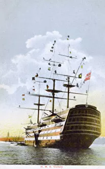 Signal Collection: The HMS Victory - brought in to Portsmouth Harbour