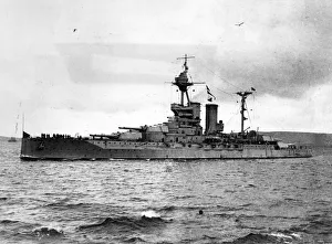 HMS Warspite, British battleship, WW1 HMS Warspite, British battleship, WW1