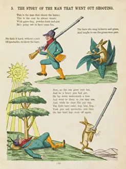 19th Century Artwork Prints: Hoffmann / Man Shooting