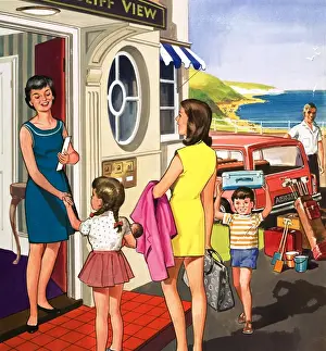 Holiday Rep People You See Print 1970