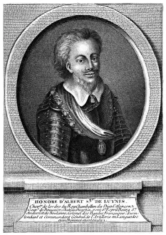 Honore de Luynes Print, 1592