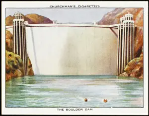 Hoover Dam Print - Colorado River Scene