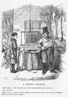 Children Collection: A horrible business - Butchers shop, 1851