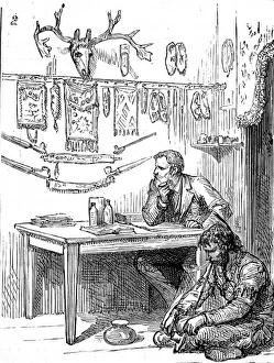 Hotel Office in a frontier town, North America, 1880 Hotel Office in a frontier town, North America, 1880