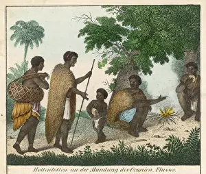 Racial Diversity In Africa Prints: HOTTENTOTS