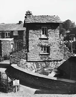 Ambleside Collection: House over River 1950S