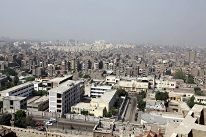 Housing and the city Skyline of Cairo, Egypt Housing and the city Skyline of Cairo, Egypt