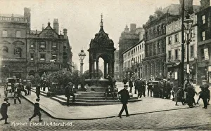 Huddersfield, West Yorkshire - Market Place Huddersfield, West Yorkshire - Market Place