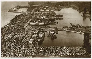 Aerial View of Hull Docks Print, c. 1930s