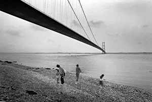 Humber Bridge, Hessle, East Riding of Yorkshire, England Humber Bridge, Hessle, East Riding of Yorkshire, England